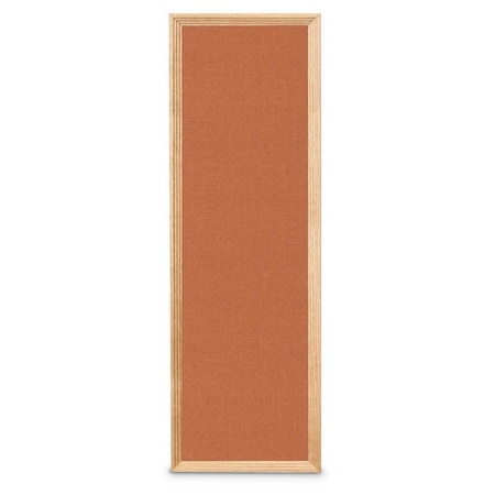 United Visual Products Slim Style Indoor Enclosed Corkboard, 24 UVRDS23SBH-BRONZE-CORK